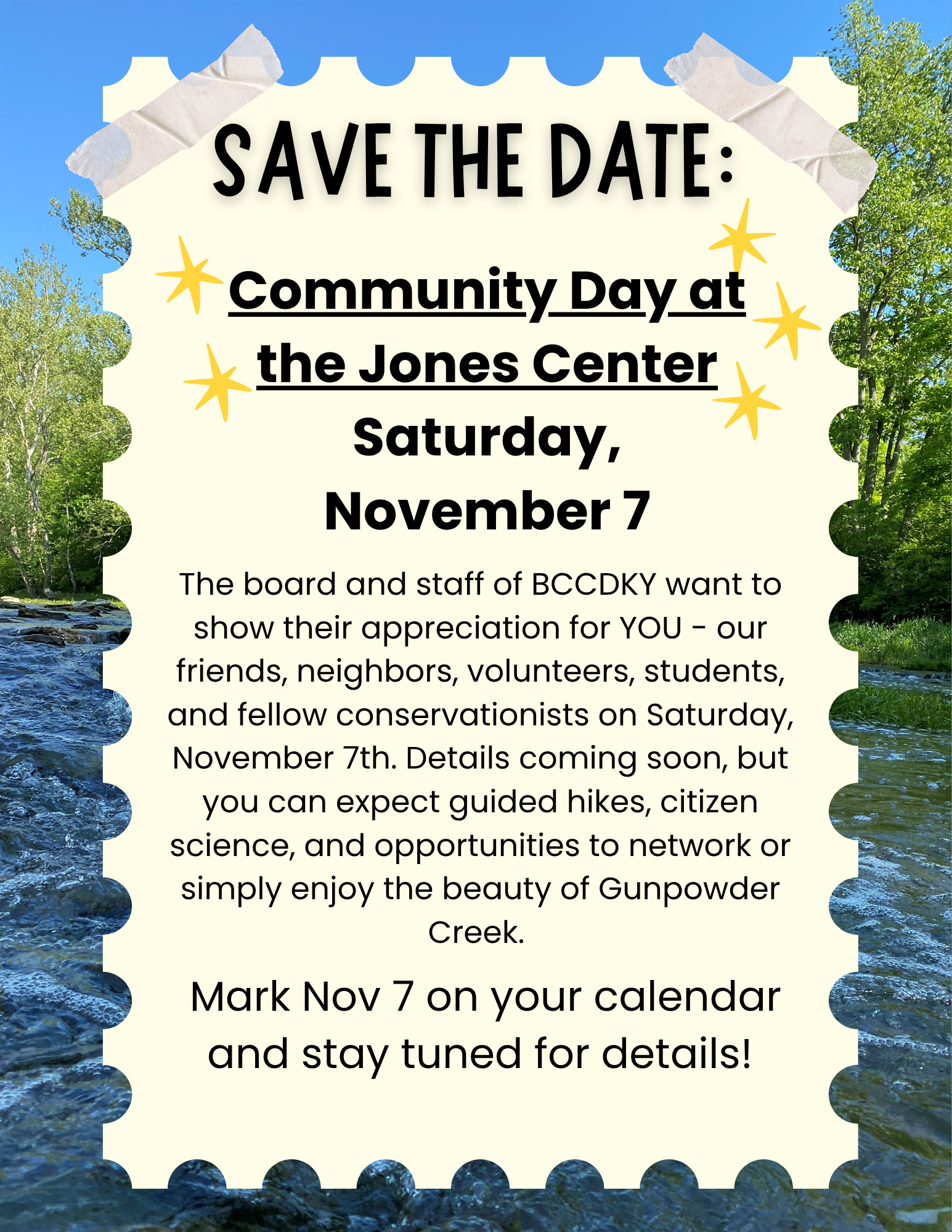 Save the date